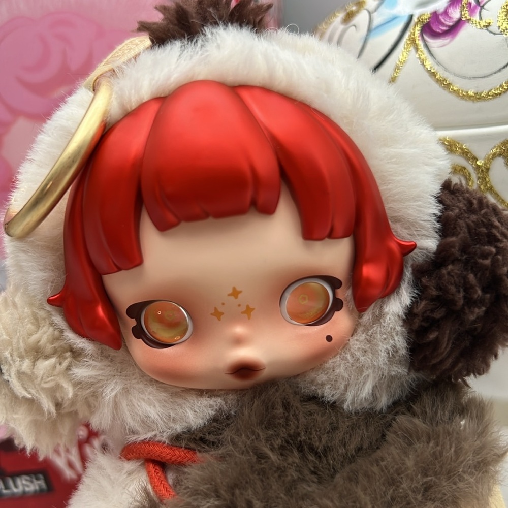 SKULLPANDA Winter Symphony Series Plush -Ode to Cocoa Keychain/Hanging On NWOT - Picture 10 of 17